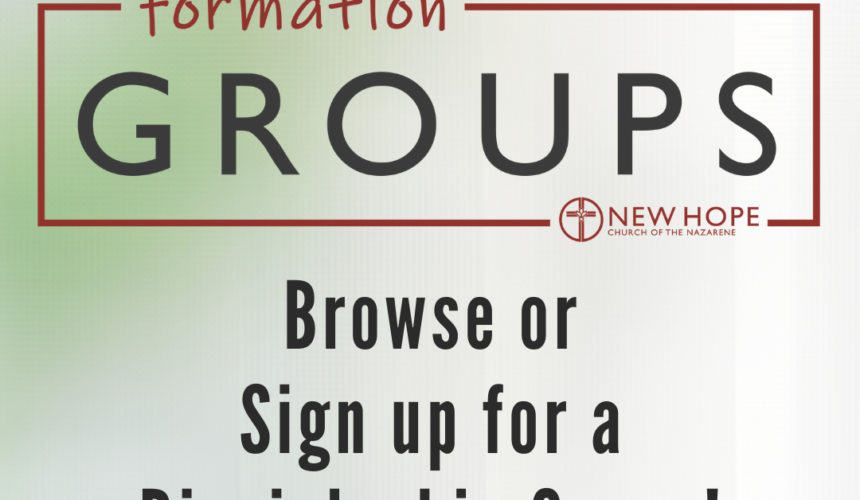 Formation Groups Sign Up